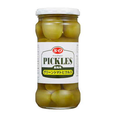 グリーントマトピクルス - S＝Oアクセントフーズ